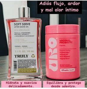 URO PROBIOTICOS  ACEITE TRULY CUIDADO COMPLETO PARA TU ZONA INTIMA
