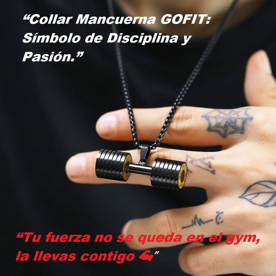 COLLAR DE MANCUERNA GO FIT!! PODER Y ESTILO EN UNA PIEZA UNICA