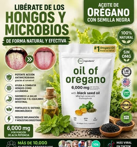 ACEITE DE ORÉGANO EN CAPSULAS BLANDAS 6000mg (90 CAPSULAS)
