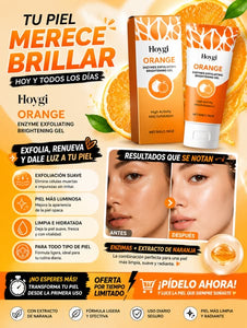 ORANGE GEL EXFOLIANTE 🔥 LIMPIA EXFOLIA Y RENUEVA LA PIEL + MASCARILLA FACIAL GRATIS