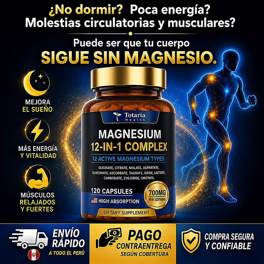💙 MAGNESIUM COMPLEX 12 EN 1 PREMIUM