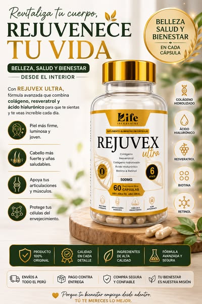 REJUVEX ULTRA – BELLEZA Y BIENESTAR DESDE ADENTRO 🌿
