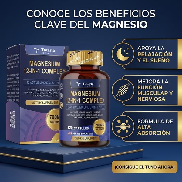 💙 MAGNESIUM COMPLEX 12 EN 1 PREMIUM