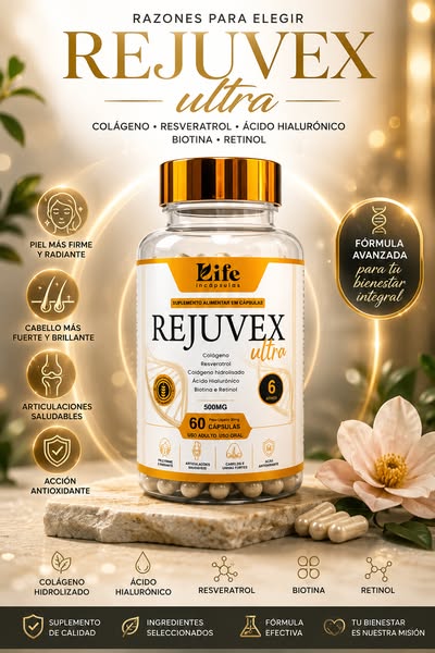 REJUVEX ULTRA – BELLEZA Y BIENESTAR DESDE ADENTRO 🌿