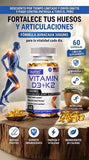 VITAMIN D3 + K2 TAOTER 3000MG Huesos Fuertes , articulaciones flexibles y una vida mas activa