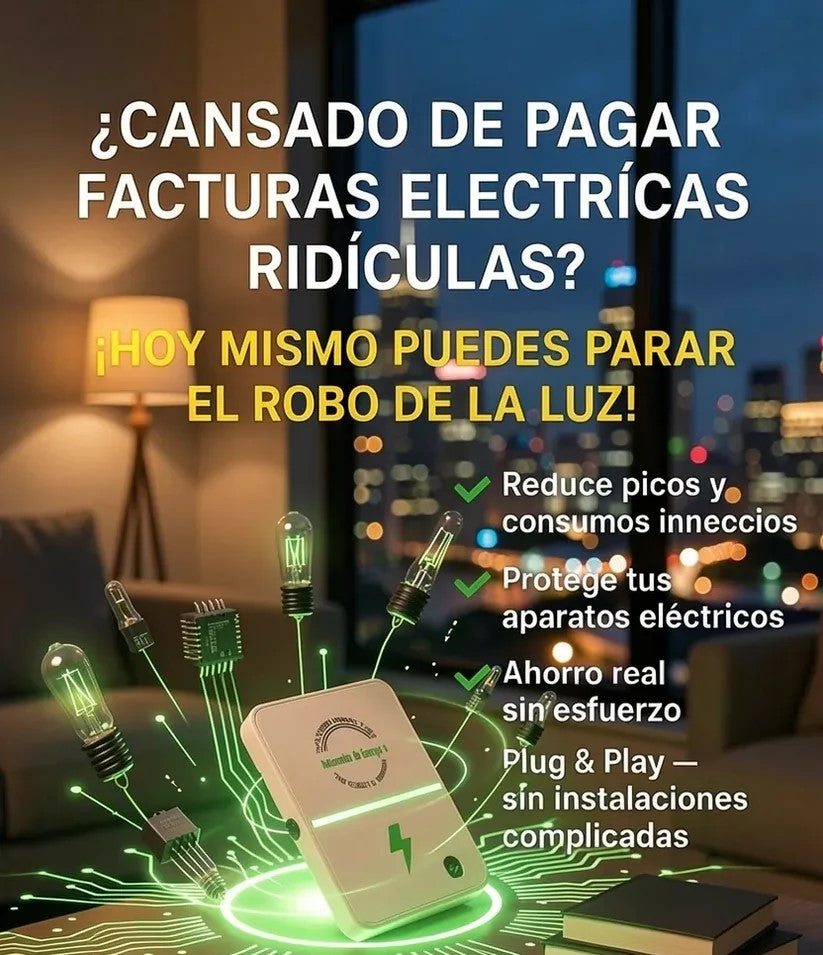 AHORRADOR DE ENERGÍA  DELUXE