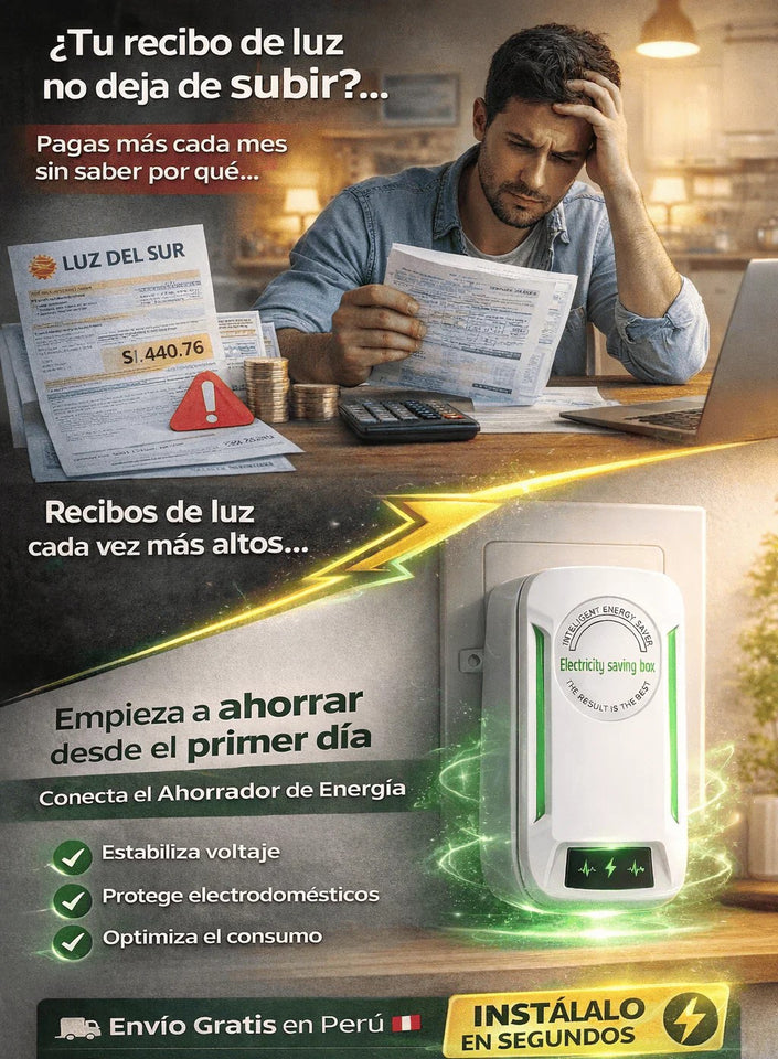 AHORRADOR DE ENERGÍA  DELUXE