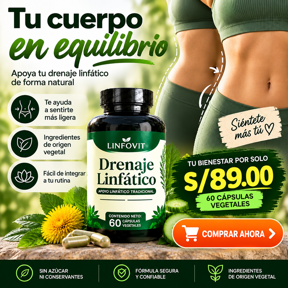 LINFÓVIT DRENAJE LINFÁTICO 60 CAPSULAS