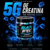 Beast Bites™ Creatina en Gomitas Veganas Sin Azúcar, Fuerza, y Recuperación Muscular