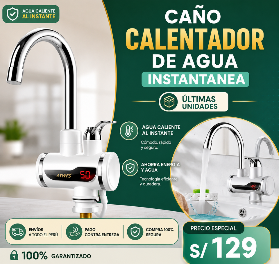 CAÑO CALENTADOR DE AGUA