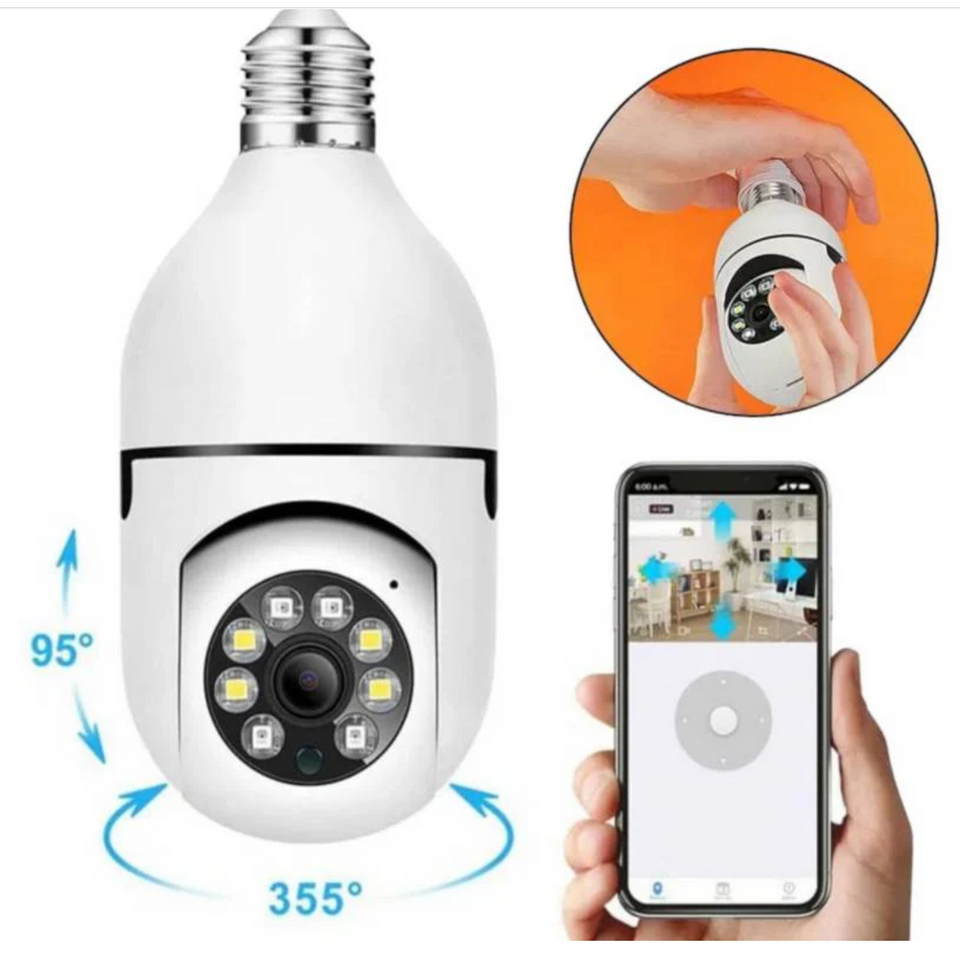 FOCO CAMARA 360 GRADOS CON WIFI