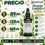 DRENAJE LINFÁTICO (GOTAS 60 ML)FORMULA HERBAL EN GOTAS- RS P2760226 - DIGESA