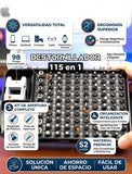 🛠️ KIT DE DESTORNILLADORES DE PRECISIÓN 115 EN 1