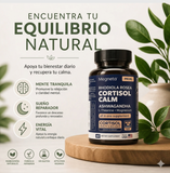 Cortisol Calm (Magneta) – Equilibrio Natural para el Estrés, Sueño y Energía-60 CAPSULAS