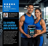 Beast Bites™ Creatina en Gomitas Veganas Sin Azúcar, Fuerza, y Recuperación Muscular