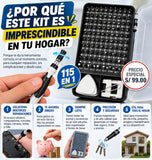 🛠️ KIT DE DESTORNILLADORES DE PRECISIÓN 115 EN 1