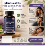 Cortisol Calm (Magneta) – Equilibrio Natural para el Estrés, Sueño y Energía-60 CAPSULAS