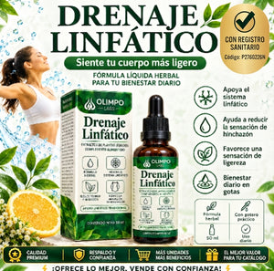DRENAJE LINFÁTICO (GOTAS 60 ML)FORMULA HERBAL EN GOTAS- RS P2760226 - DIGESA
