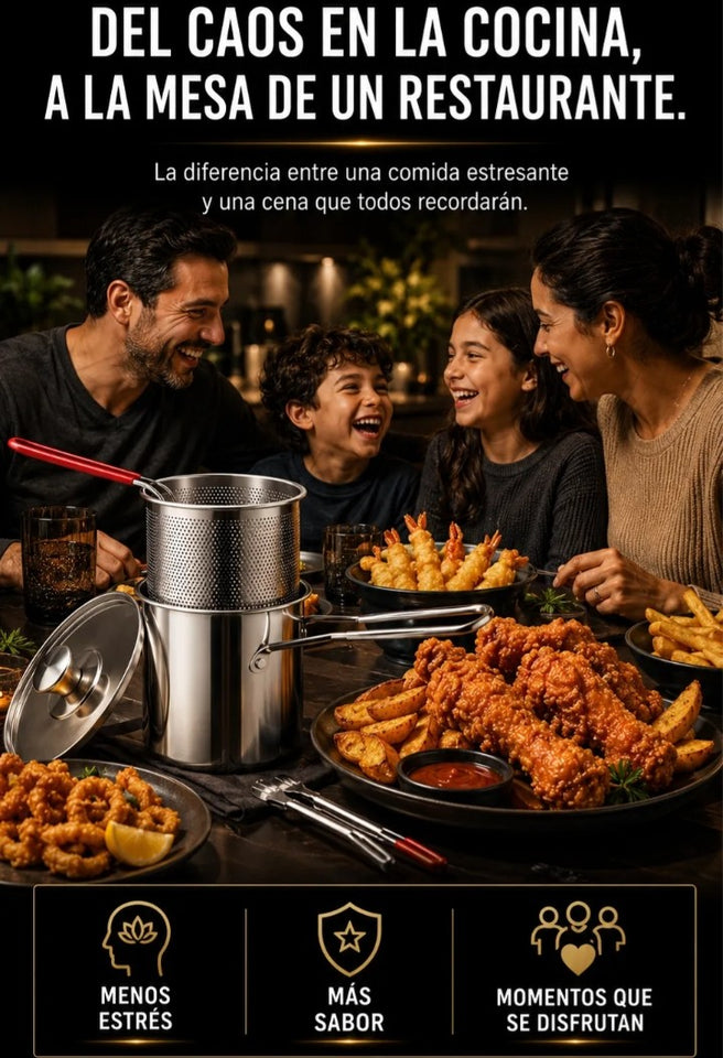 Mini Olla Freidora PRO con cesta
