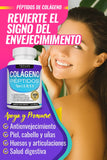 Collagen  Péptidos Toplux 1800 mg 90 Cápsulas - 5 Tipos de Colágeno en un solo Producto