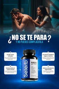 Selerb NAD+ (60 Capsulas)  para Hombres – Energía, Circulación y Anti-Edad