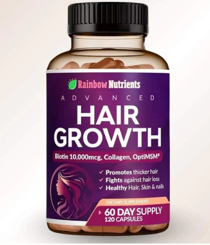 HAIR GROWTH ADVANCED (Crecimiento Avanzado del Cabello)120 CAPSULAS