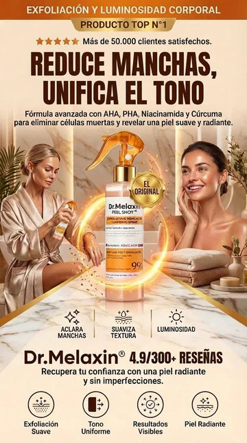 DR. MELAXIN PEEL SHOT (Kojic Acid + Turmeric Spray)