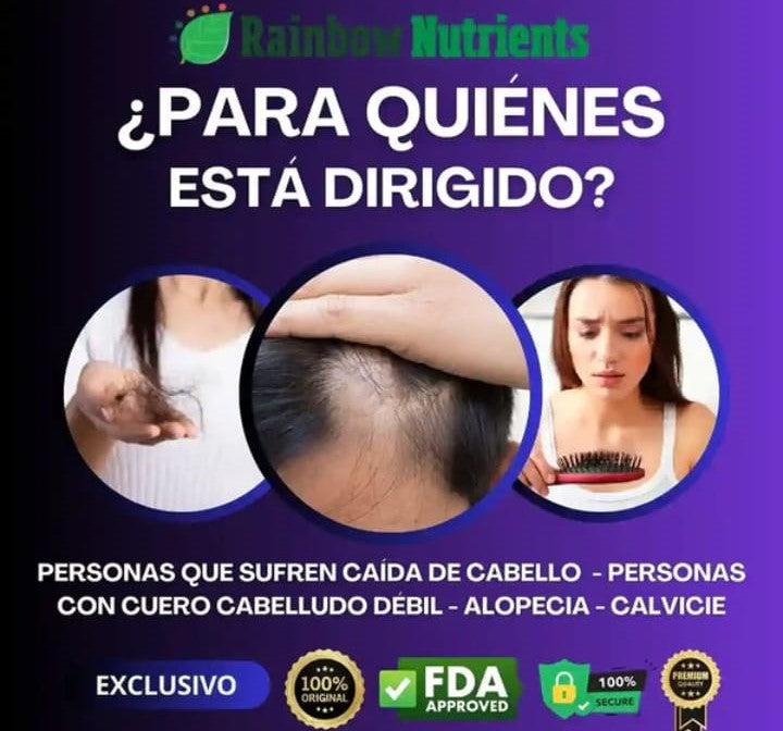 HAIR GROWTH ADVANCED (Crecimiento Avanzado del Cabello)120 CAPSULAS