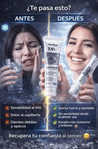 PASTA DENTAL REPARADORA CON HIDROXIAPATITA 7.5 % SIN FLUOR DE REPARACIÓN DE CARIES, REPARACIÓN DE ESMALTE, SALUD DE LAS ENCÍAS🦷