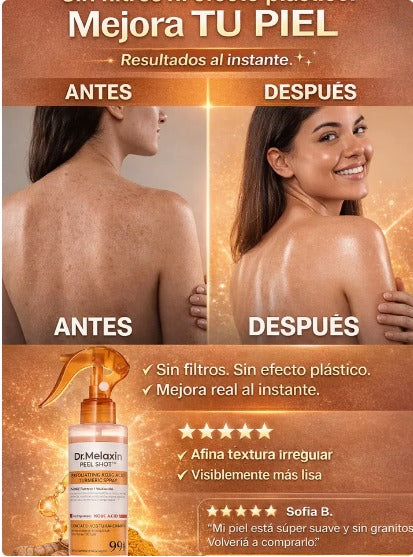 DR. MELAXIN PEEL SHOT (Kojic Acid + Turmeric Spray)