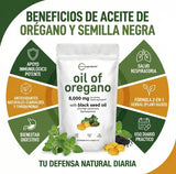 ACEITE DE ORÉGANO EN CAPSULAS BLANDAS 6000mg (90 CAPSULAS)