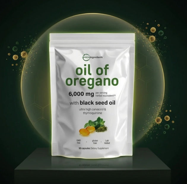 ACEITE DE ORÉGANO EN CAPSULAS BLANDAS 6000mg (90 CAPSULAS)