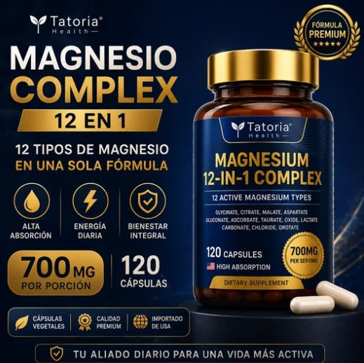 💙 MAGNESIUM COMPLEX 12 EN 1 PREMIUM