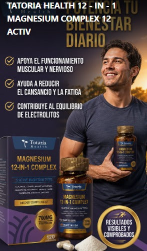 💙 MAGNESIUM COMPLEX 12 EN 1 PREMIUM