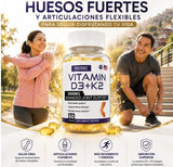 VITAMIN D3 + K2 TAOTER 3000MG Huesos Fuertes , articulaciones flexibles y una vida mas activa