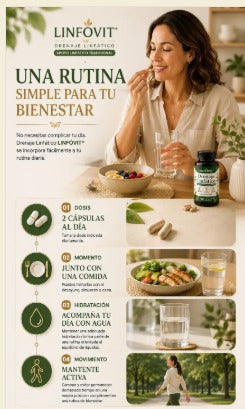 LINFÓVIT DRENAJE LINFÁTICO 60 CAPSULAS