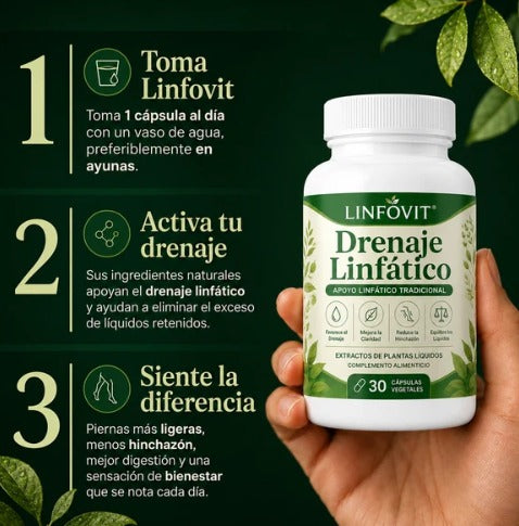 LINFÓVIT DRENAJE LINFÁTICO 60 CAPSULAS