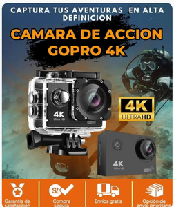 Camara Deportiva 4k 16MP WiFi Acuatico Deportes Videos Fotos