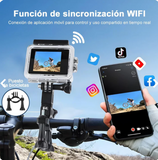 Camara Deportiva 4k 16MP WiFi Acuatico Deportes Videos Fotos