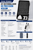 🛠️ KIT DE DESTORNILLADORES DE PRECISIÓN 115 EN 1