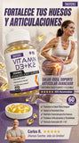 VITAMIN D3 + K2 TAOTER 3000MG Huesos Fuertes , articulaciones flexibles y una vida mas activa