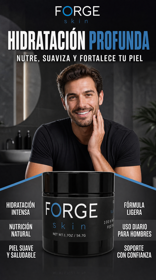 FORGE SKIN — TALLOW BALM FOR MEN · 100% NATURAL