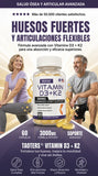 VITAMIN D3 + K2 TAOTER 3000MG Huesos Fuertes , articulaciones flexibles y una vida mas activa