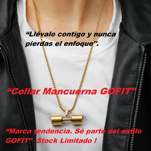 COLLAR DE MANCUERNA GO FIT!! PODER Y ESTILO EN UNA PIEZA UNICA