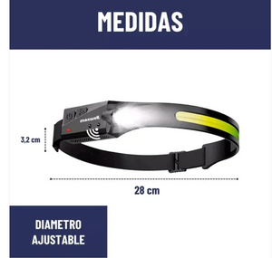 LINTERNA DE CABEZA CON SENSOR INTELIGENTE