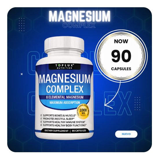 Magnesium complex 8 en 1 -90 Capsulas