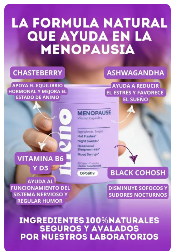 MENO BALANCE -VITAMINAS PARA LA MENOPAUSIA