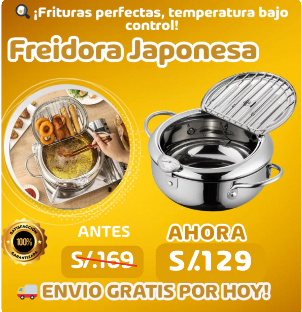 OLLA JAPONESA DE ACERO INOXIDABLE
