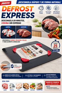 ❄️ DEFRÓST EXPRESS – Bandeja Descongeladora 🥩 Rápida sin Electricidad