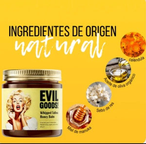EVIL GOODS! – El Bálsamo De Sebo De Res Hidratación Natural con Efecto Anti envejecimiento
